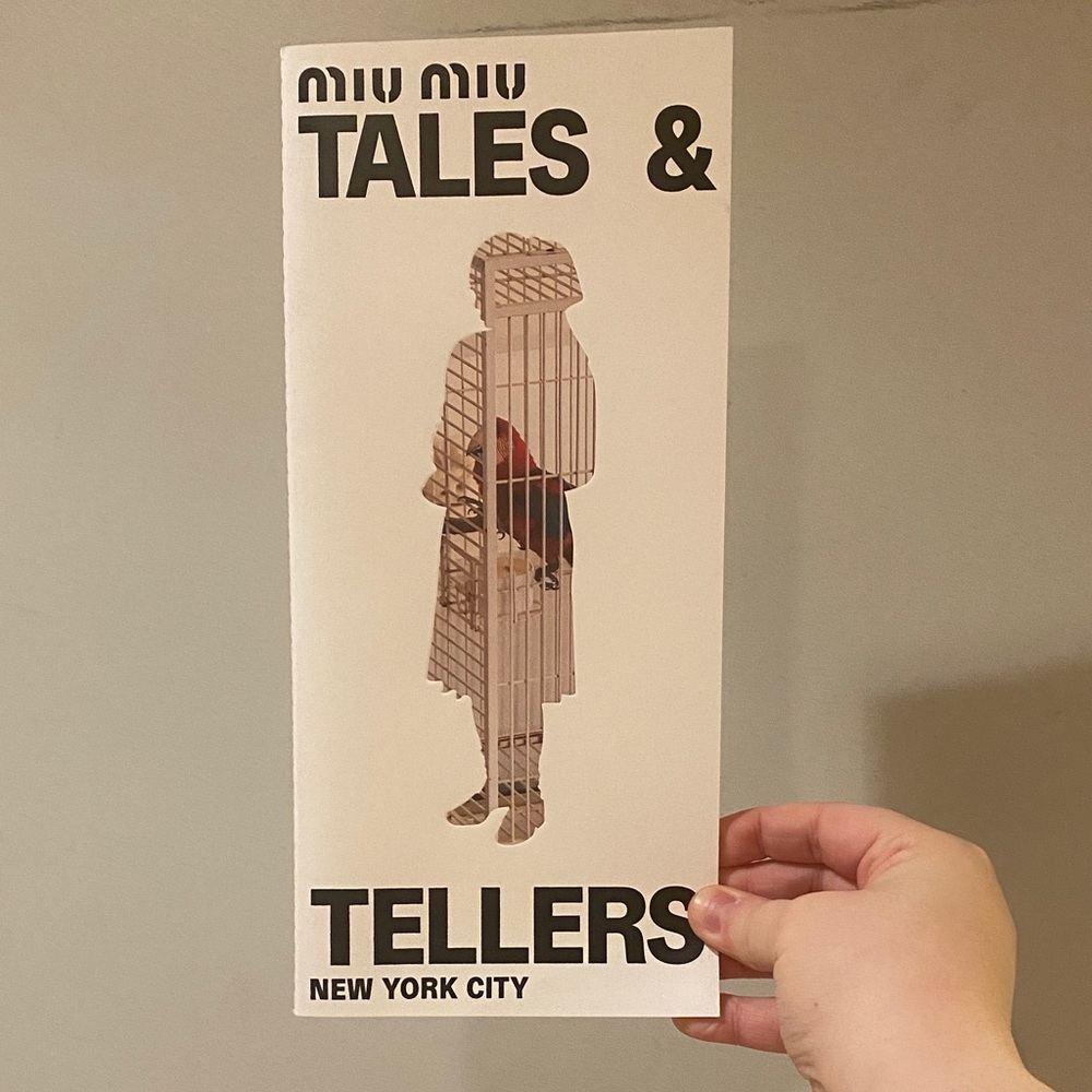 Miu Miu Black & White Tales Brochure